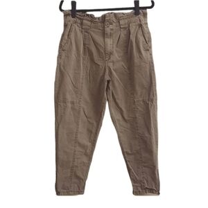 BLANK NYC Sargeant Pepper Paperbag Cargo Cropped Khaki Pants